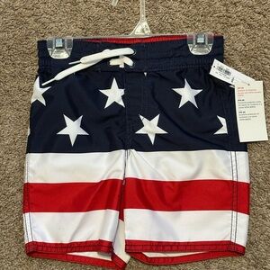 Brand new American flag swim shorts